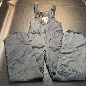 Vintage Snow Trails Black Insulated Ski Bib Snow Pants Size 34
